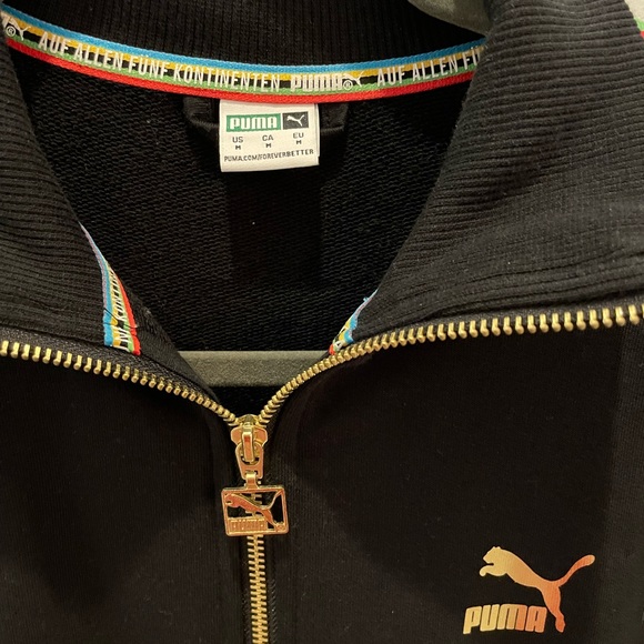 Jamaican Colored Puma Full Zip Jacket - Picture 3 of 4